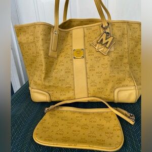 Authentic MCM Tote w/ Pouch
